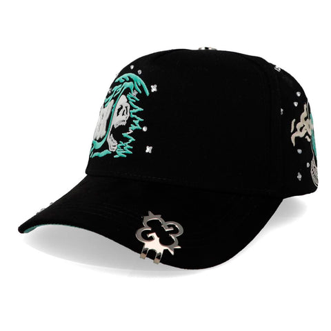 Gorra Clover Garments Skull Magic Negro Unitalla