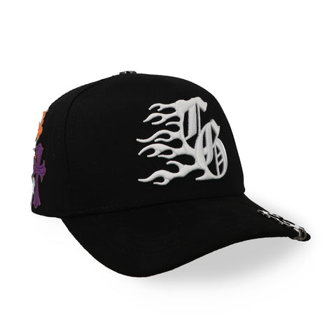 Gorra Clover Garments Cross Negro Unitalla
