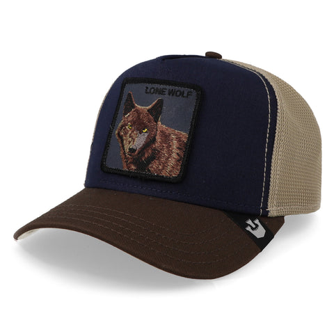 Gorra Goorin Bros V2 Wolf Azul Marino Unitalla