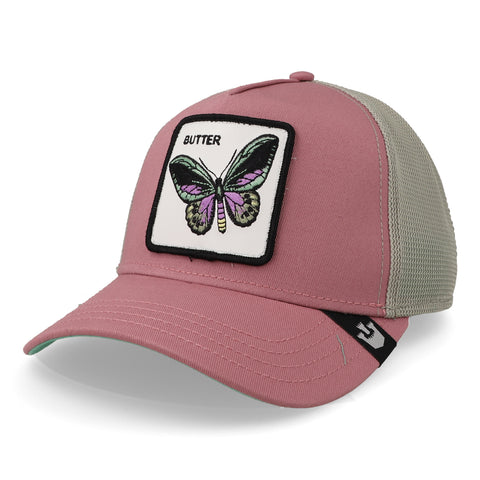 Gorra Goorin Bros V2 Butterfly Rosa Unitalla