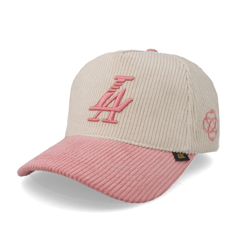 Gorra Reference Pana Los Angeles Natural/Rosa Unitalla