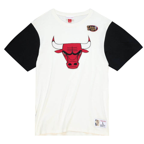 Playera Mitchell & Ness NBA Bulls Color Block Crema G