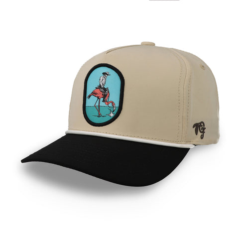 Gorra Oak Feather Flamenco Beige/Negro Unitalla