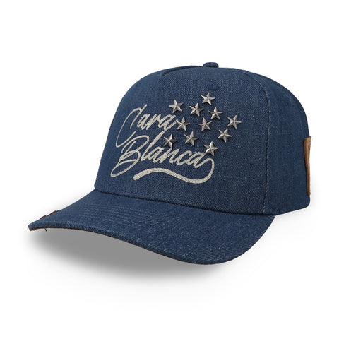 Gorra Cara Blanca Starlight Rodeo Denim Azul Unitalla