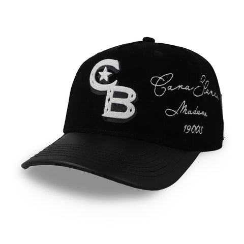 Gorra Cara Blanca Buckle Crown Negra Unitalla