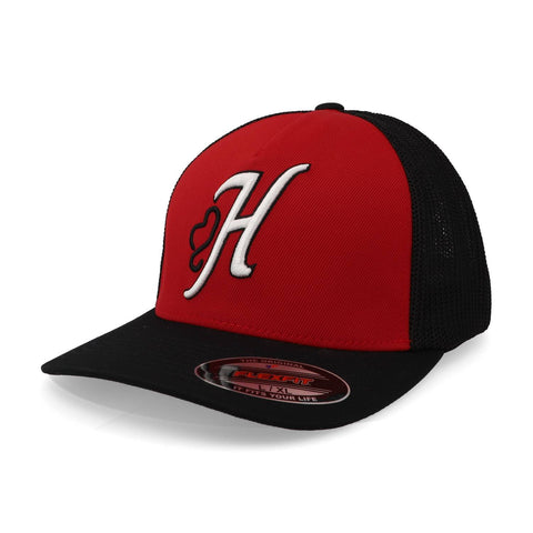 Gorra Hooey Skipper Rojo/Negro Cerrada