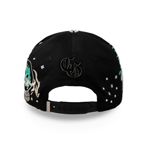 Gorra Clover Garments Skull Magic Negro Unitalla
