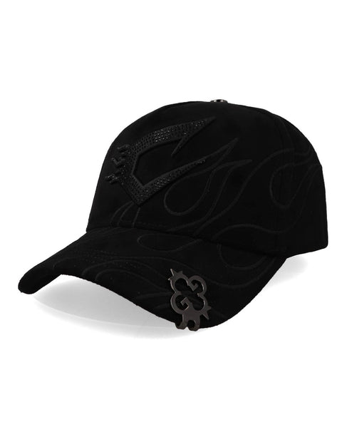 Gorra Clover Garments C Diamonds Flames Negro Unitalla