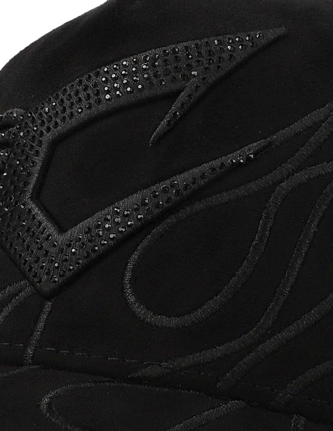 Gorra Clover Garments C Diamonds Flames Negro Unitalla