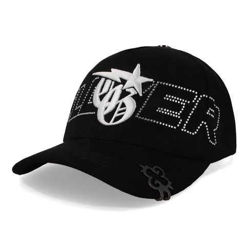 Gorra Clover Garments CLVR Crystals Negra Unitalla