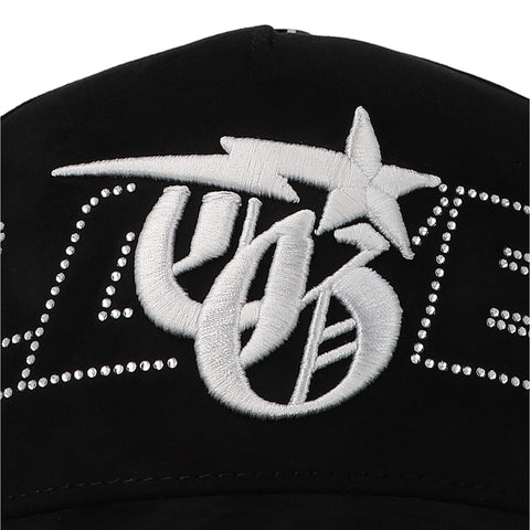 Gorra Clover Garments CLVR Crystals Negra Unitalla