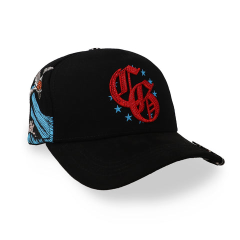 Gorra Clover Garments CLVR Ocean Negro Unitalla
