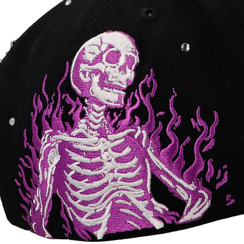 Gorra Clover Garments CLVR Skull Negro Unitalla