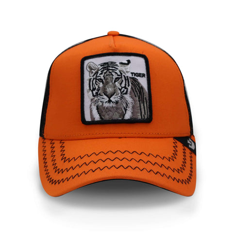 Gorra Goorin Bros The White Tiger Naranja Unitalla