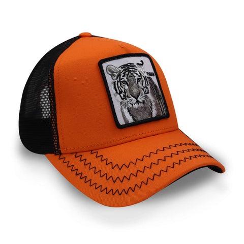 Gorra Goorin Bros The White Tiger Naranja Unitalla