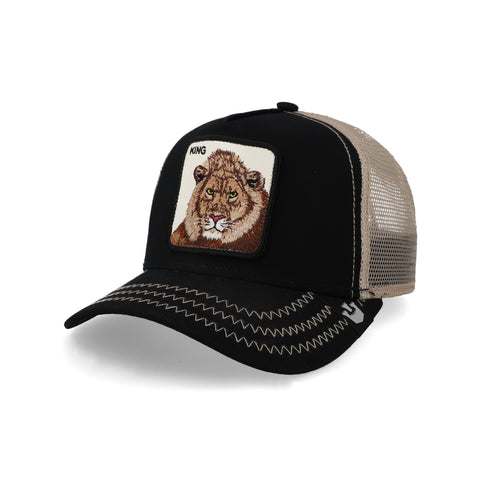 Gorra Goorin Bros The King Lion Gris Oscuro Unitalla
