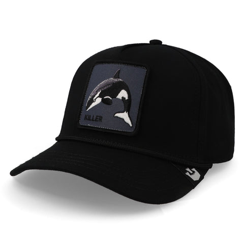 Gorra Goorin Bros Killer Whale 100 Negro Unitalla
