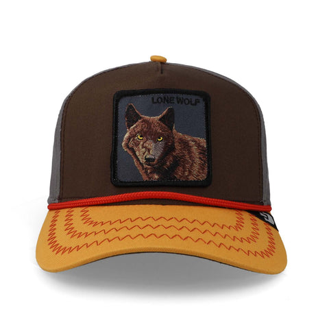 Gorra Goorin Bros Lone Wolf 100 Café Unitalla