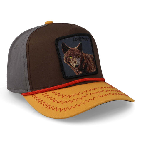 Gorra Goorin Bros Lone Wolf 100 Café Unitalla