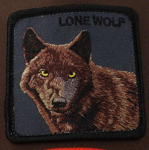 Gorra Goorin Bros Lone Wolf 100 Café Unitalla