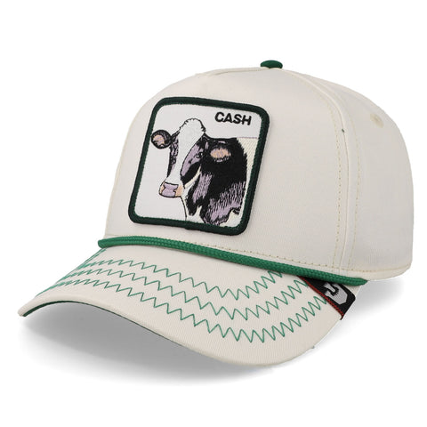 Gorra Goorin Bros Cash Cow 100 Blanco Unitalla