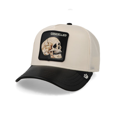 Gorra Goorin Bros Faux Leather Skull Unitalla
