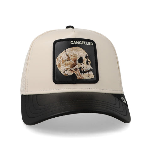 Gorra Goorin Bros Faux Leather Skull Unitalla