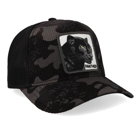 Gorra Goorin Bros Panther Camo Negro Unitalla