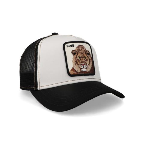 Gorra Goorin Bros The King Lion Negro/Blanco Unitalla