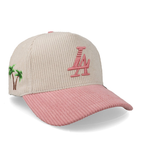 Gorra Reference Pana Los Angeles Natural/Rosa Unitalla