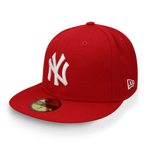 Gorra New Era 59Fifty MLB Yankees Basic Rojo Cerrada