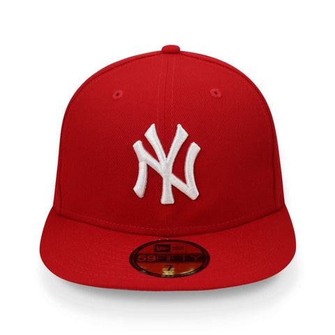 Gorra New Era 59Fifty MLB Yankees Basic Rojo Cerrada