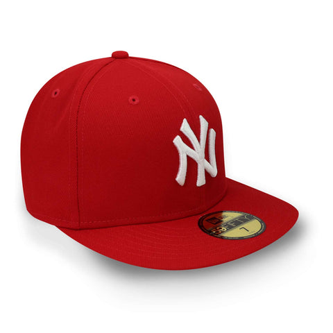 Gorra New Era 59Fifty MLB Yankees Basic Rojo Cerrada