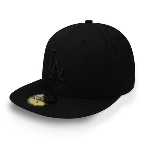 Gorra New Era 59Fifty MLB Dodgers Basic Negra Cerrada