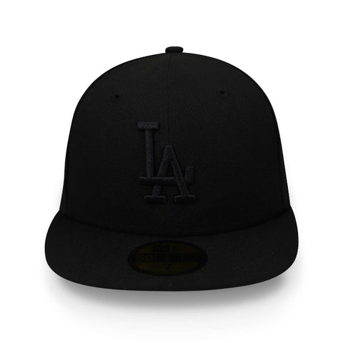 Gorra New Era 59Fifty MLB Dodgers Basic Negra Cerrada