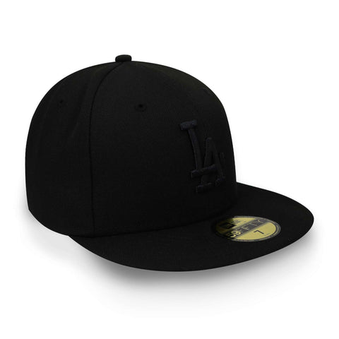 Gorra New Era 59Fifty MLB Dodgers Basic Negra Cerrada
