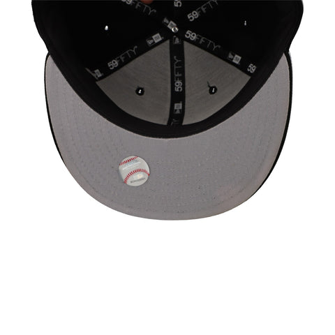 Gorra New Era 59Fifty MLB Red Sox Basic Negra Cerrada