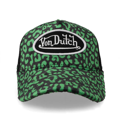 Gorra Von Dutch Vanimal Trucker Negro/Verde Unitalla