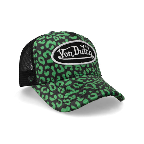 Gorra Von Dutch Vanimal Trucker Negro/Verde Unitalla