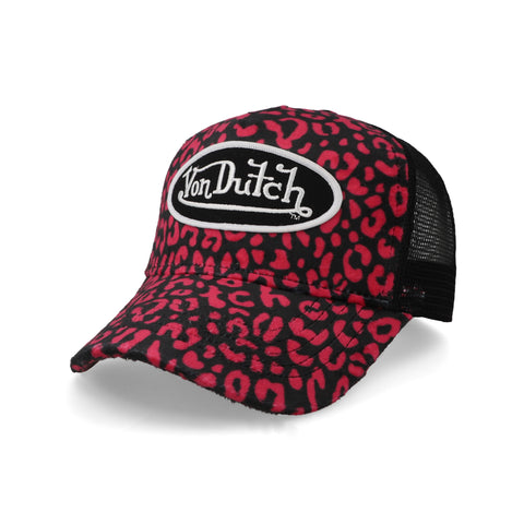 Gorra Von Dutch Vanimal Trucker Negro/Rosa Unitalla