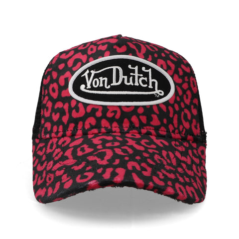 Gorra Von Dutch Vanimal Trucker Negro/Rosa Unitalla