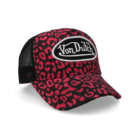 Gorra Von Dutch Vanimal Trucker Negro/Rosa Unitalla
