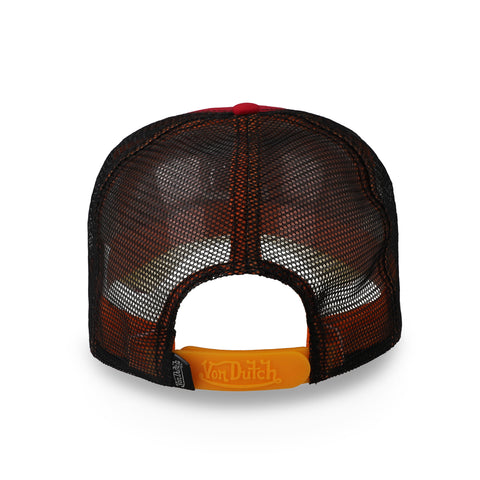 Gorra Von Dutch City Of Angels Trucker Rojo/Amarillo Unitalla