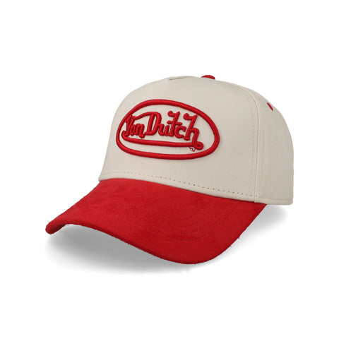 Gorra Von Dutch Red Suede Snapback Rojo Unitalla