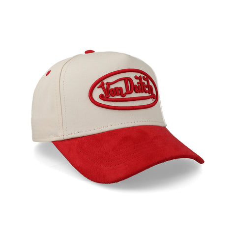 Gorra Von Dutch Red Suede Snapback Rojo Unitalla