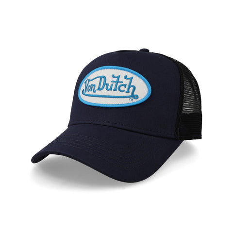 Gorra Von Dutch Navy Blue & White Trucker Marino Unitalla