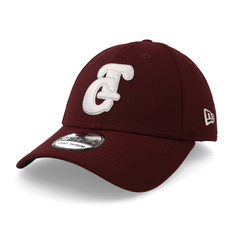 Gorra New Era 39Thirty LMB Tomateros Maroon GC 2021 Cerrada