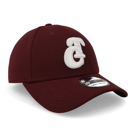 Gorra New Era 39Thirty LMB Tomateros Maroon GC 2021 Cerrada