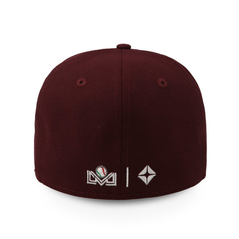 Gorra New Era 59Fifty LMB Tomateros Maroon GC 2021 Cerrada