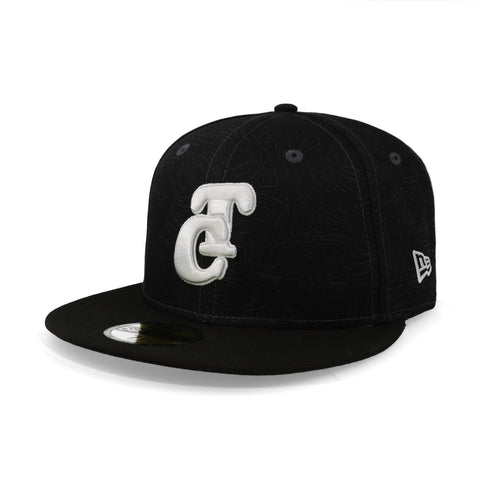 Gorra New Era 59Fifty LMB Tomateros Black Waves Negra Cerrada